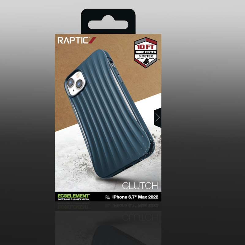 Raptic X-Doria Clutch Case iPhone 14 Plus mėlynas galinis dangtelis