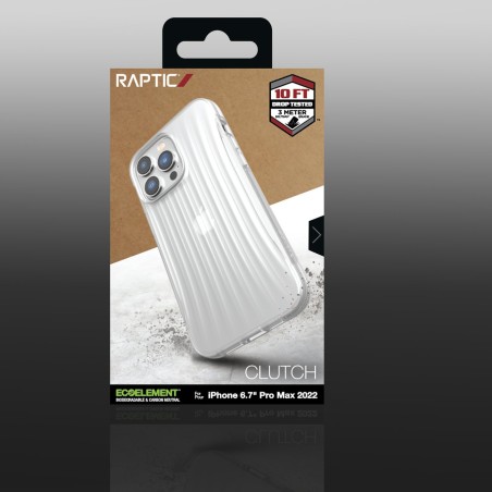Raptic X-Doria Clutch Case iPhone 14 Pro Max skaidrus galinis dangtelis Raptic X-Doria Clutch Case iPhone 14 Pro Max skaidrus galinis dangtelis