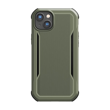 Raptic X-Doria Fort Case iPhone 14 dėklas su MagSafe šarvuotu dangteliu žalios spalvos Raptic X-Doria Fort Case iPhone 14 dėklas su MagSafe šarvuotu dangteliu žalios spalvos