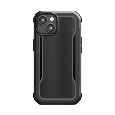 Raptic X-Doria Fort Case iPhone 14 dėklas su MagSafe šarvuotu dangteliu juodu
