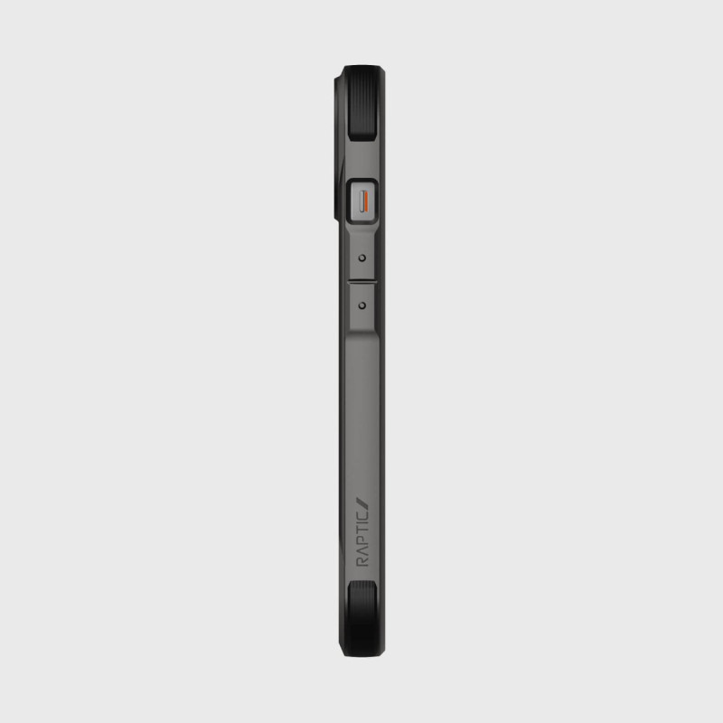 Raptic X-Doria Fort Case iPhone 14 dėklas su MagSafe šarvuotu dangteliu juodu