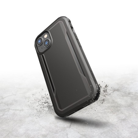 Raptic X-Doria Fort Case iPhone 14 dėklas su MagSafe šarvuotu dangteliu juodu