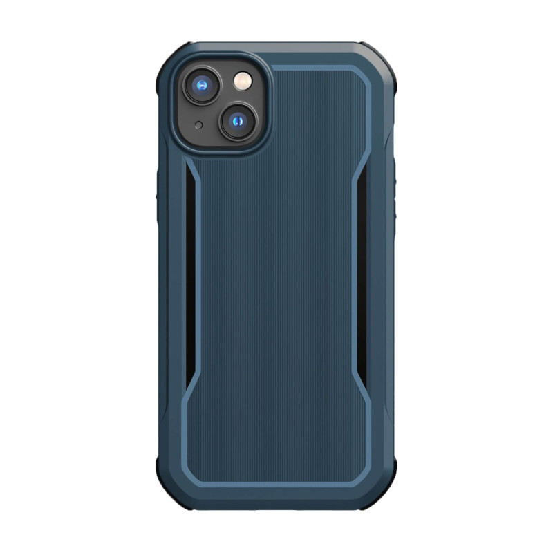 Raptic X-Doria Fort Case iPhone 14 dėklas su MagSafe šarvuotu dangteliu mėlynos spalvos Raptic X-Doria Fort Case iPhone 14 dėklas su MagSafe šarvuotu dangteliu mėlynos spalvos