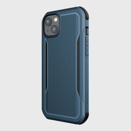 Raptic X-Doria Fort Case iPhone 14 dėklas su MagSafe šarvuotu dangteliu mėlynos spalvos Raptic X-Doria Fort Case iPhone 14 dėklas su MagSafe šarvuotu dangteliu mėlynos spalvos