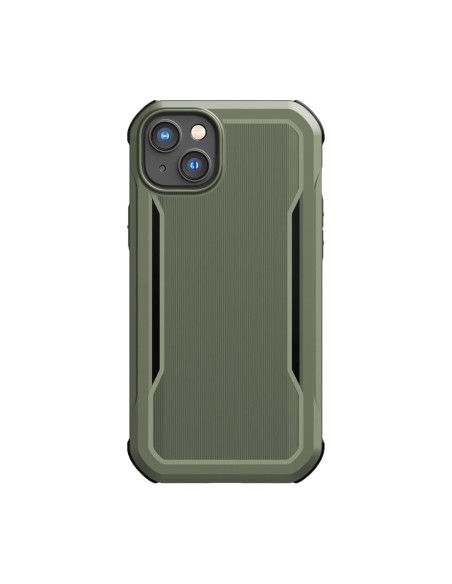 Raptic X-Doria Fort Case iPhone 14 Plus dėklas su MagSafe šarvuotu dangteliu žalios spalvos Raptic X-Doria Fort Case iPhone 14 Plus dėklas su MagSafe šarvuotu dangteliu žalios spalvos