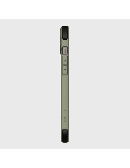 Raptic X-Doria Fort Case iPhone 14 Plus dėklas su MagSafe šarvuotu dangteliu žalios spalvos Raptic X-Doria Fort Case iPhone 14 Plus dėklas su MagSafe šarvuotu dangteliu žalios spalvos