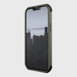 Raptic X-Doria Fort Case iPhone 14 Plus dėklas su MagSafe šarvuotu dangteliu žalios spalvos