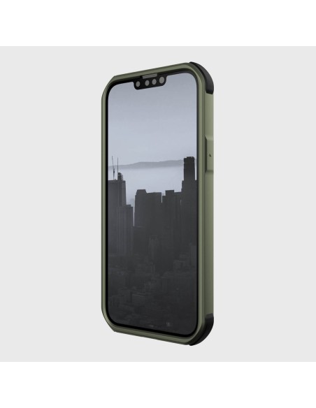 Raptic X-Doria Fort Case iPhone 14 Plus dėklas su MagSafe šarvuotu dangteliu žalios spalvos Raptic X-Doria Fort Case iPhone 14 Plus dėklas su MagSafe šarvuotu dangteliu žalios spalvos