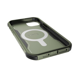 Raptic X-Doria Fort Case iPhone 14 Plus dėklas su MagSafe šarvuotu dangteliu žalios spalvos