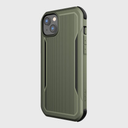 Raptic X-Doria Fort Case iPhone 14 Plus dėklas su MagSafe šarvuotu dangteliu žalios spalvos