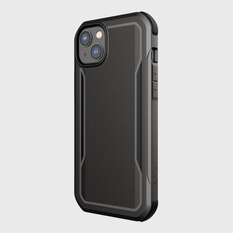 Raptic X-Doria Fort Case iPhone 14 Plus dėklas su MagSafe šarvuotu dangteliu juodu