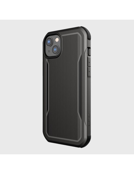 Raptic X-Doria Fort Case iPhone 14 Plus dėklas su MagSafe šarvuotu dangteliu juodu