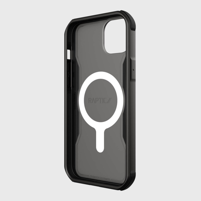 Raptic X-Doria Fort Case iPhone 14 Plus dėklas su MagSafe šarvuotu dangteliu juodu