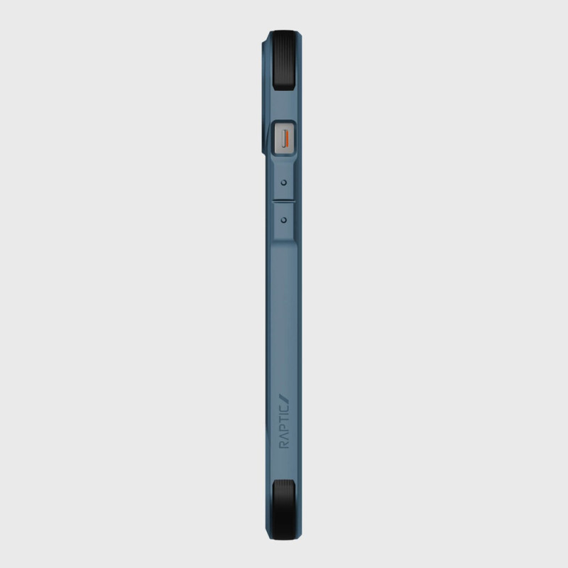 Raptic X-Doria Fort Case iPhone 14 Plus dėklas su MagSafe šarvuotu dangteliu mėlynos spalvos