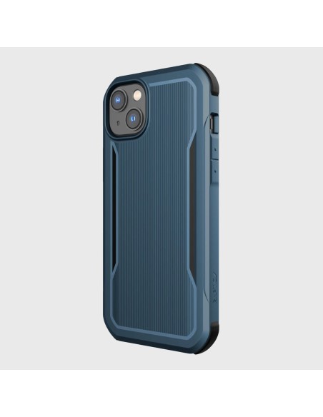 Raptic X-Doria Fort Case iPhone 14 Plus dėklas su MagSafe šarvuotu dangteliu mėlynos spalvos Raptic X-Doria Fort Case iPhone 14 Plus dėklas su MagSafe šarvuotu dangteliu mėlynos spalvos