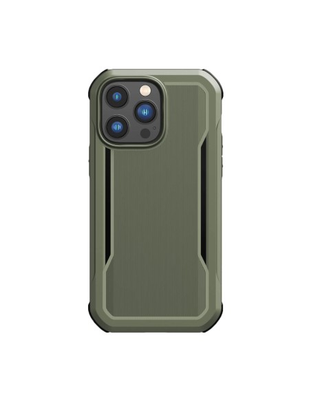 Raptic X-Doria Fort Case iPhone 14 Pro dėklas su MagSafe šarvuotu dangteliu žalios spalvos Raptic X-Doria Fort Case iPhone 14 Pro dėklas su MagSafe šarvuotu dangteliu žalios spalvos