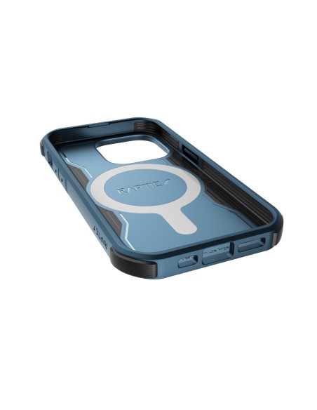 Raptic X-Doria Fort Case iPhone 14 Pro dėklas su MagSafe šarvuotu dangteliu mėlynos spalvos Raptic X-Doria Fort Case iPhone 14 Pro dėklas su MagSafe šarvuotu dangteliu mėlynos spalvos