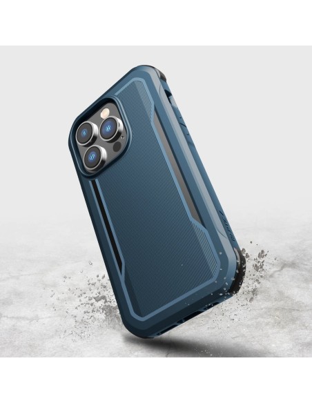 Raptic X-Doria Fort Case iPhone 14 Pro dėklas su MagSafe šarvuotu dangteliu mėlynos spalvos Raptic X-Doria Fort Case iPhone 14 Pro dėklas su MagSafe šarvuotu dangteliu mėlynos spalvos