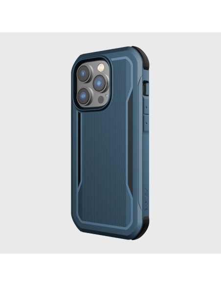 Raptic X-Doria Fort Case iPhone 14 Pro dėklas su MagSafe šarvuotu dangteliu mėlynos spalvos Raptic X-Doria Fort Case iPhone 14 Pro dėklas su MagSafe šarvuotu dangteliu mėlynos spalvos