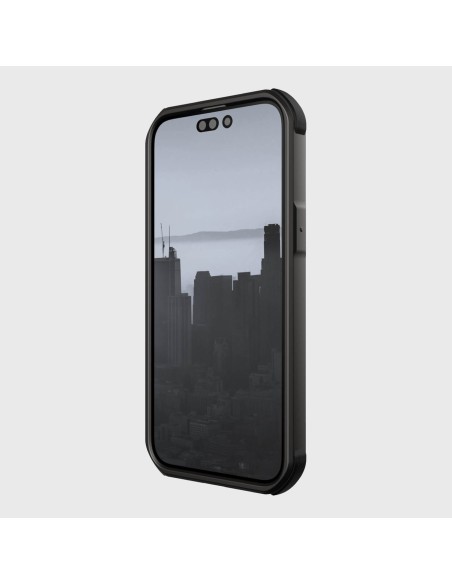 Raptic X-Doria Fort Case iPhone 14 Pro Max dėklas su MagSafe šarvuotu dangteliu juodu Raptic X-Doria Fort Case iPhone 14 Pro Max dėklas su MagSafe šarvuotu dangteliu juodu