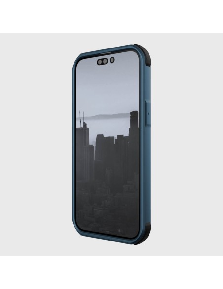 Raptic X-Doria Fort Case iPhone 14 Pro Max dėklas su MagSafe šarvuotu dangteliu mėlynos spalvos
