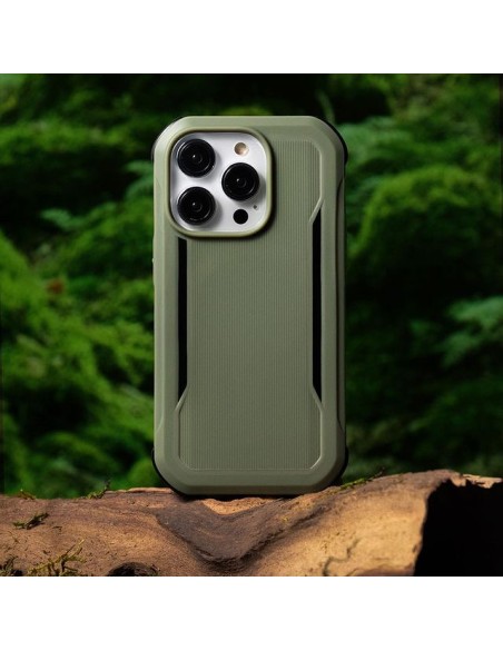 Raptic X-Doria Fort Case iPhone 14 Pro Max dėklas su MagSafe šarvuotu dangteliu mėlynos spalvos