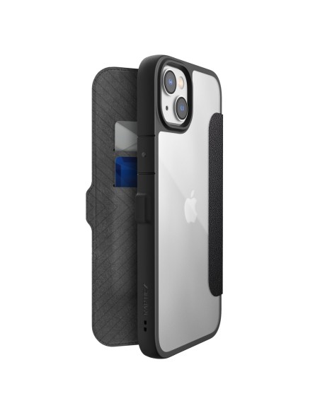 Raptic X-Doria Urban Folio Case iPhone 14 Plus dangtelis su juodu atvartu Raptic X-Doria Urban Folio Case iPhone 14 Plus dangtelis su juodu atvartu