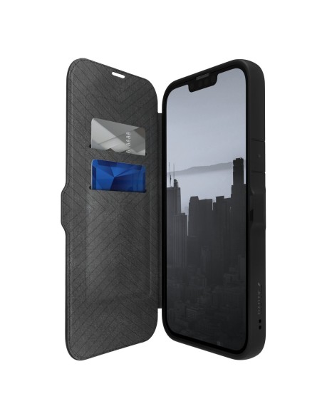 Raptic X-Doria Urban Folio Case iPhone 14 Plus dangtelis su juodu atvartu Raptic X-Doria Urban Folio Case iPhone 14 Plus dangtelis su juodu atvartu