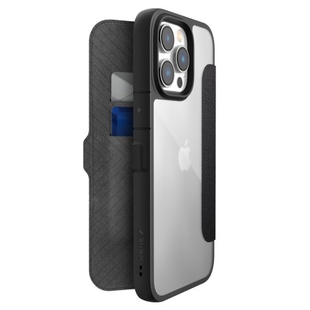 Raptic X-Doria Urban Folio Case iPhone 14 Pro Max dangtelis su juodu atvartu Raptic X-Doria Urban Folio Case iPhone 14 Pro Max dangtelis su juodu atvartu