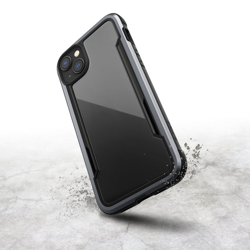 Raptic X-Doria Shield Case iPhone 14 šarvuotas dangtelis juodas