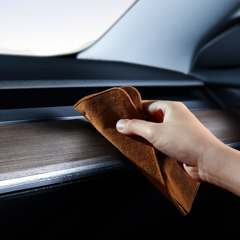 Ekrano valymo šluostės Auto-care zomša + mikropluoštas 2vnt