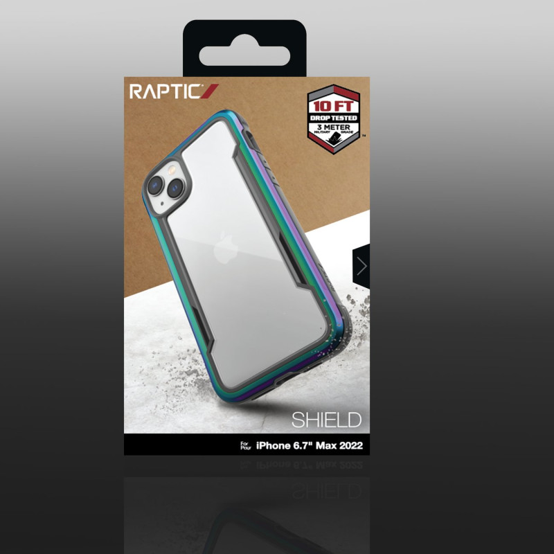 Raptic X-Doria Shield Dėklas, skirtas iPhone 14 Plus, opalinis šarvuotas dangtelis