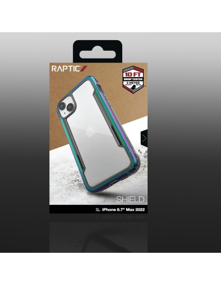 Raptic X-Doria Shield Dėklas, skirtas iPhone 14 Plus, opalinis šarvuotas dangtelis
