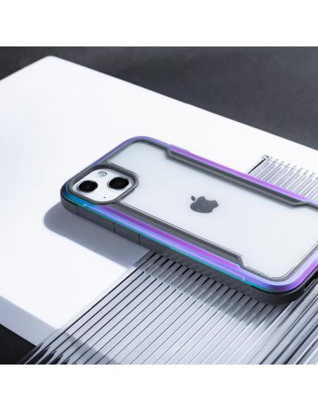 Raptic X-Doria Shield Dėklas, skirtas iPhone 14 Plus, opalinis šarvuotas dangtelis