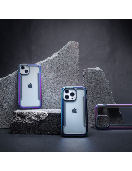 Raptic X-Doria Shield Dėklas, skirtas iPhone 14 Plus, opalinis šarvuotas dangtelis