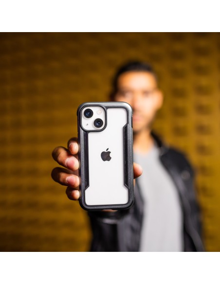 Raptic X-Doria Shield Dėklas, skirtas iPhone 14 Plus, opalinis šarvuotas dangtelis