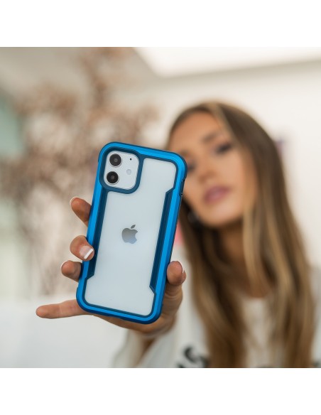 Raptic X-Doria Shield Dėklas, skirtas iPhone 14 Plus, opalinis šarvuotas dangtelis