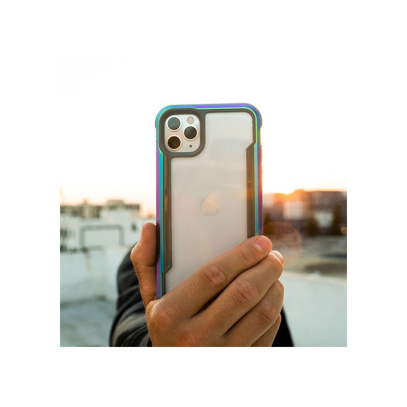 Raptic X-Doria Shield Dėklas, skirtas iPhone 14 Plus, opalinis šarvuotas dangtelis