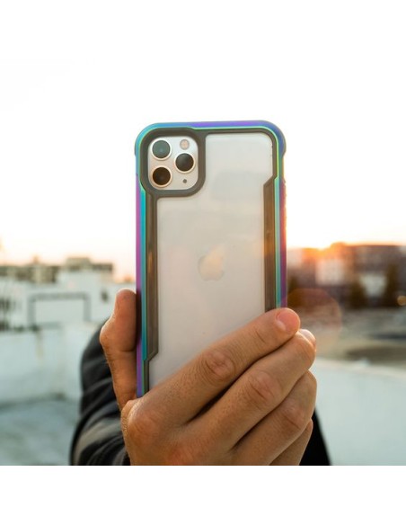 Raptic X-Doria Shield Dėklas, skirtas iPhone 14 Plus, opalinis šarvuotas dangtelis