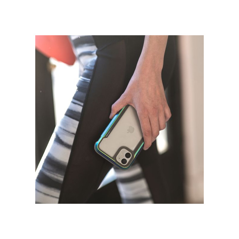 Raptic X-Doria Shield Dėklas, skirtas iPhone 14 Plus, opalinis šarvuotas dangtelis