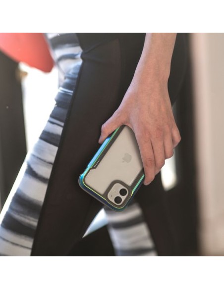 Raptic X-Doria Shield Dėklas, skirtas iPhone 14 Plus, opalinis šarvuotas dangtelis