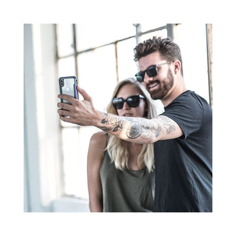 Raptic X-Doria Shield Dėklas, skirtas iPhone 14 Plus, opalinis šarvuotas dangtelis