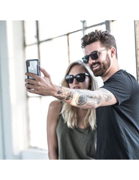 Raptic X-Doria Shield Dėklas, skirtas iPhone 14 Plus, opalinis šarvuotas dangtelis