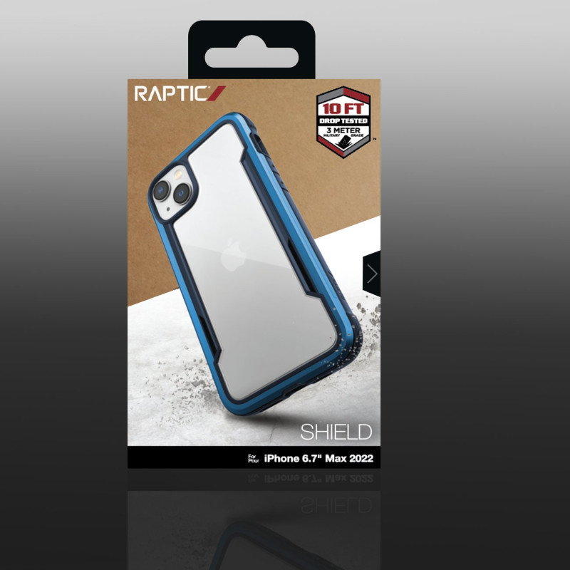Raptic X-Doria Shield Case iPhone 14 Plus šarvuotas dangtelis mėlynas