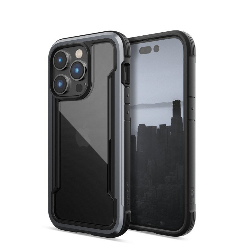 Raptic X-Doria Shield Case iPhone 14 Pro šarvuotas dangtelis juodas