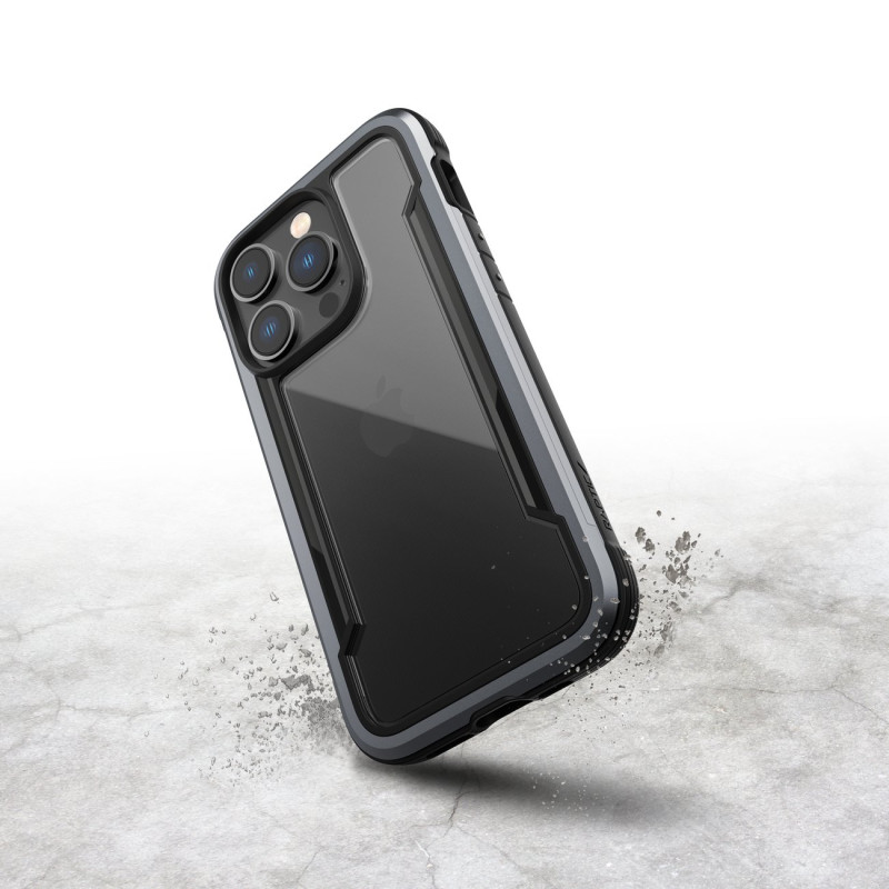 Raptic X-Doria Shield Case iPhone 14 Pro šarvuotas dangtelis juodas