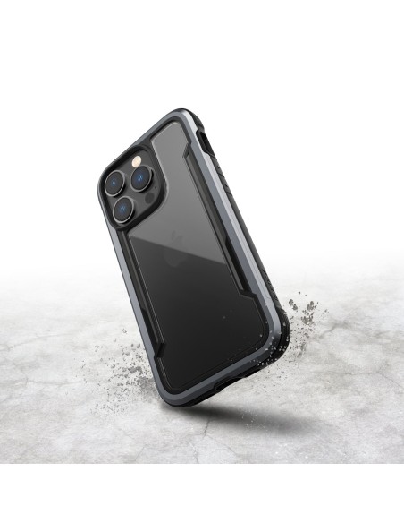 Raptic X-Doria Shield Case iPhone 14 Pro šarvuotas dangtelis juodas Raptic X-Doria Shield Case iPhone 14 Pro šarvuotas dangtelis juodas
