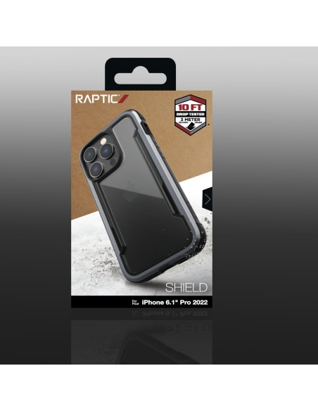 Raptic X-Doria Shield Case iPhone 14 Pro šarvuotas dangtelis juodas Raptic X-Doria Shield Case iPhone 14 Pro šarvuotas dangtelis juodas
