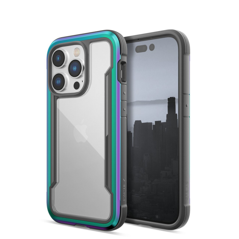 Raptic X-Doria Shield Dėklas, skirtas iPhone 14 Pro, opalinis šarvuotas dangtelis Raptic X-Doria Shield Dėklas, skirtas iPhone 14 Pro, opalinis šarvuotas dangtelis