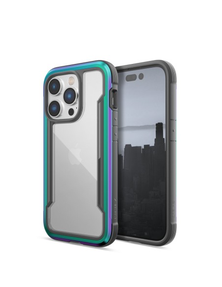 Raptic X-Doria Shield Dėklas, skirtas iPhone 14 Pro, opalinis šarvuotas dangtelis